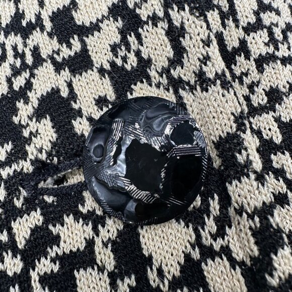 Vintage St John Collection Santana Knit Jacket Snakeskin Print Blazer Size 6 USA - Picture 10 of 12